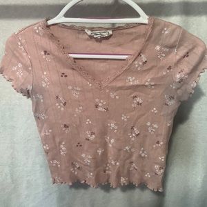 Pink Hippie Rose Shirt
